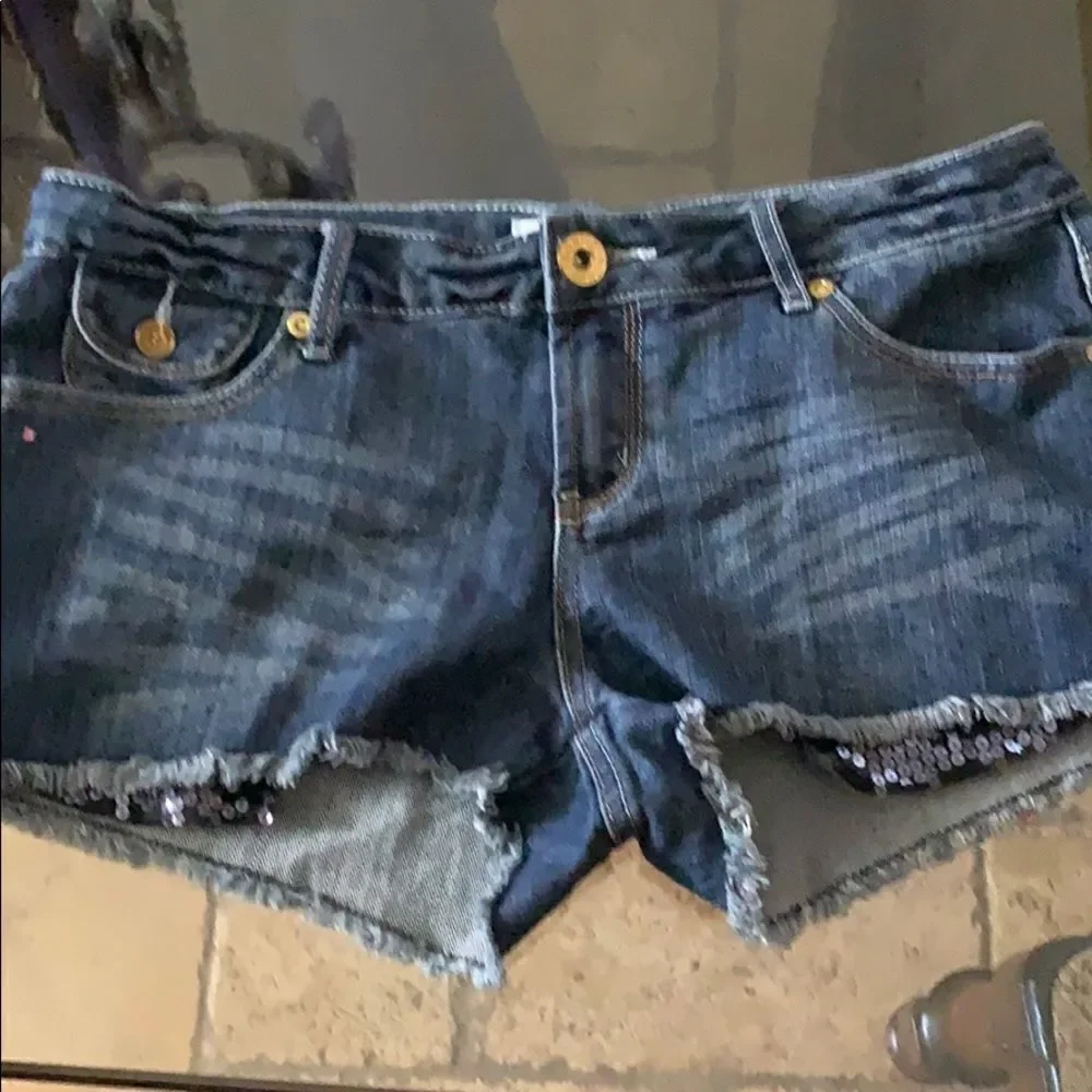 Jean shorts‎